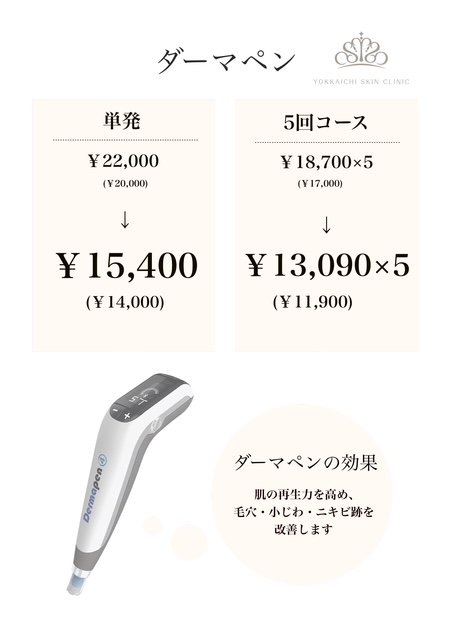 ダーマペン、ヴェルベットスキンスキン特別価格